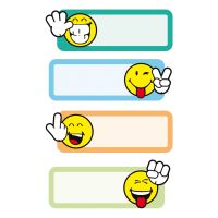Sticker Buchetikett Aufkleber Smiley World Emojis