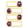 Sticker Buchetikett Aufkleber NINJAS Feuer