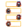 Sticker Buchetikett Aufkleber NINJAS Feuer