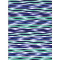 A Geschenkpapier Röllchen Querstreifen mint-blau...