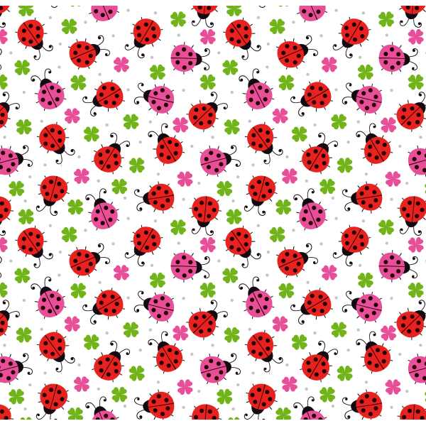 Geschenkpapier Röllchen Glitzerkäfer Marienkäfer 70x150cm