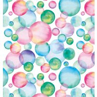 Geschenkpapier Röllchen Bubbles 70x150cm bunte...
