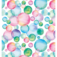 Geschenkpapier Röllchen Bubbles 70x150cm bunte...