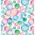 Geschenkpapier Röllchen Bubbles 70x150cm bunte Blasen Pastelbälle BSB