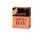 Geschenktüte Tasche medium A5-Format Black & Orange  Happy Birthday Kraftpapier mit Goldprägung
