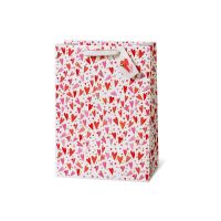 Geschenktüte Tasche groß A4-Format Red hearts...