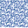 Geschenkpapier Röllchen Ranken blau Kraftpapier mit Strukturprägung, Naturebag plastikfrei 70x150cm