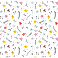 Geschenkpapier Röllchen Blümchen Kraftpapier...