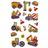 Sticker Creative Aufkleber Baustellenfahrzeuge Bagger LKW...
