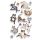 Sticker Creative Aufkleber Yoga Katzen