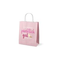 Geschenktasche Geschenktüte Pumps pünktlich...