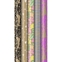 Sortiment Geschenkpapier Green Nature folienfrei 25...