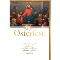 Ostern Abendmahl Glückwunschkarte mit Umschlag