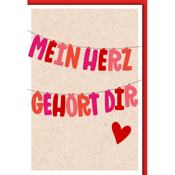 Postkarte „Lieblingsmensch“ DIN A5 – Inkl. Umschlag, Versandbereit Als Grusskarte Für Freund, Partner, Familie