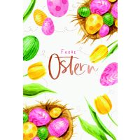 Ostern Grußkarte Doppelkarte mit Briefumschlag...