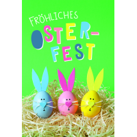 Ostern Grußkarte Doppelkarte mit Briefumschlag...