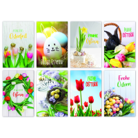 Ostern 100 Glückwunschkarten mit Umschlägen...