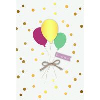 Gutschein Handmade Punkte Luftballons...