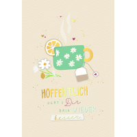 Genesung Handmade Gute Besserung hoffentlich bald wieder...