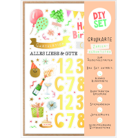 Zahlengeburtstag DIY Set variabel gestaltbar 1-99...