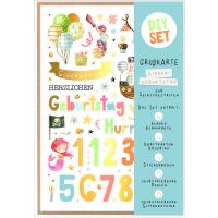 Kindergeburtstag Zahlengeburtstag DIY Set 1-11...