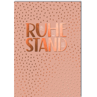 Ruhestand A4 Konfetti kupfer alles Gute Große...