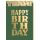 Geburtstag Yeah dunkelgrün Happy Birthday Glückwunschkarte mit Umschlag