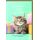 Geburtstag Katze zwischen Geschenken Glück Liebe schöne Momente Glückwunschkarte mit Umschlag