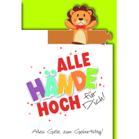 Kindergeburtstag Fingerpuppe Löwe Alle Hände...