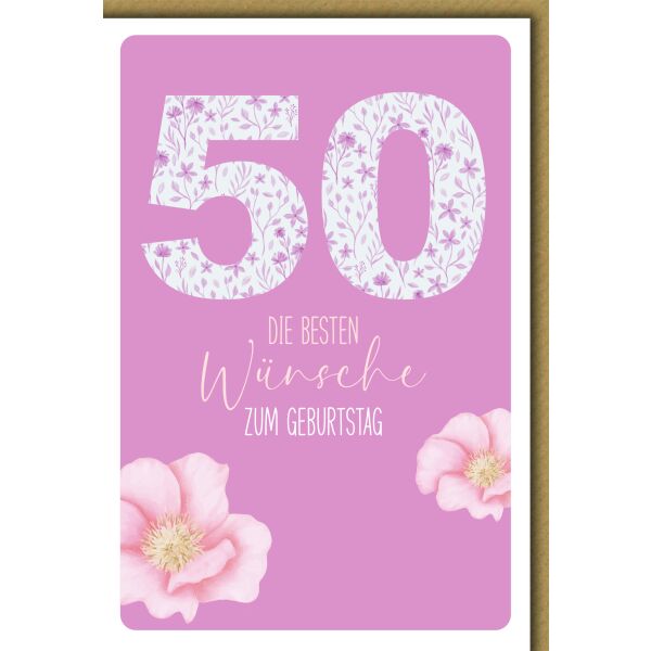 Wünsche 50 Geburtstag