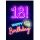 18. Geburtstag A4 Smiley mit Zunge neon Happy Birthday Große DIN-A4-Karte mit Umschlag XXL-Karte