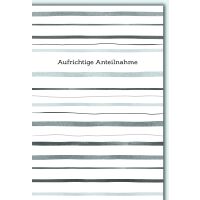Trauer Aufrichtige Anteilnahme Streifen Kondolenz...