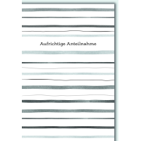 Trauer Aufrichtige Anteilnahme Streifen Kondolenz...