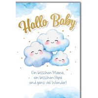 Baby Wölkchen Geburt ein bisschen Mama Papa...