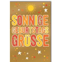 Geburtstag Sonne Sterne Sonnige Grüße...