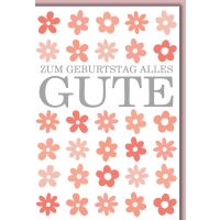 Geburtstag Blümchen alles Gute Glückwunschkarte...