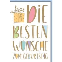 Geburtstag Geschenk die besten Wünsche...