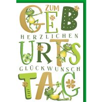 Geburtstag Frösche herzlichen Glückwunsch...