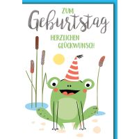 Kindergeburtstag Frosch herzlichen Glückwunsch...