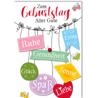 Geburtstag Wünsche Ruhe Gesundheit Erfolg Glück...