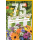 75. Geburtstag Blumen im Garten alles Gute Glückwunschkarte mit Umschlag