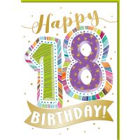 18. Geburtstag Volljährigkeit Happy Birthday...