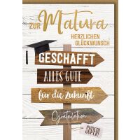 Matura Wegweiser geschafft alles Gute für die...