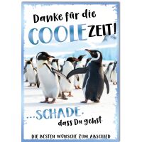 Abschied Pinguine Schade dass Du gehst Große DIN...