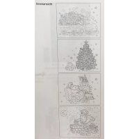 Weihnachtskarte Glückwunschkarte zum ausmalen mit...