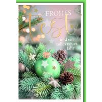 Weihnachten Weihnachtsgesteck eukalyptus frohes Fest...