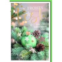 Weihnachten Weihnachtsgesteck eukalyptus frohes Fest...