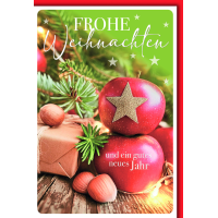 A Weihnachten Äpfel Nüsse Geschenk...
