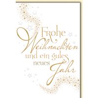 Weihnachten Schrift mit Sternenschweif...