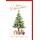 Weihnachten Geschenke unterm Christbaum Glückwunschkarte mit Umschlag